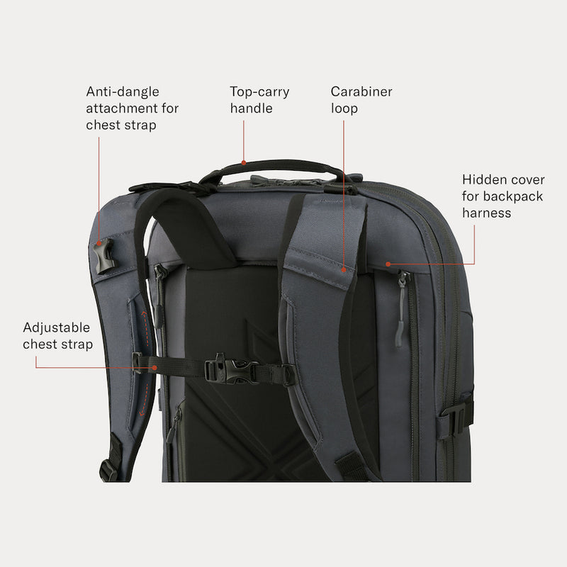 Crossbody Shoulder Bag Chest Bag Harness Bag Travel Backpack 