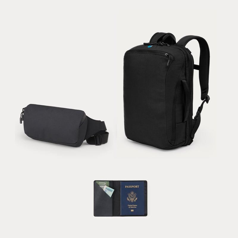 Minaal Weekender Bundle - Daily bag, Crossbody bag and Travel Wallet